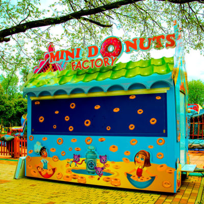 Оформление киоска пончиков MINI DONUTS FACTORY