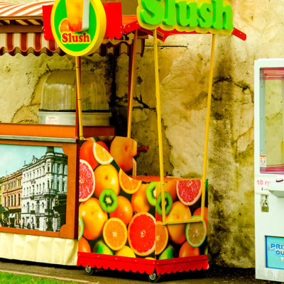Вывеска Slush с лед подсветкой