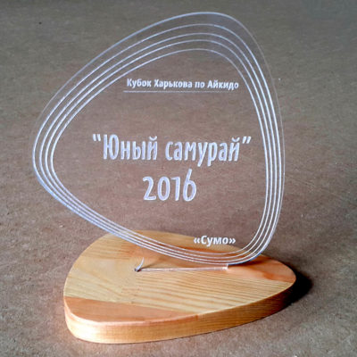 Награда из акрила Юный Самурай