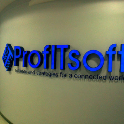 Объёмные буквы для офиса ProfiTsoft