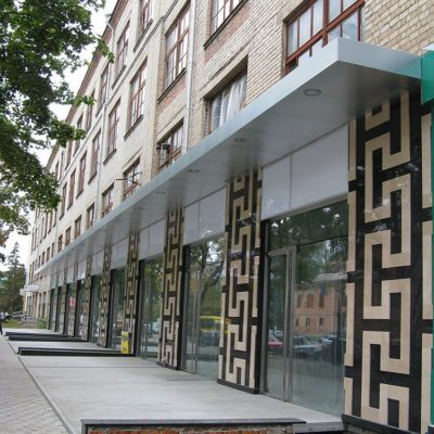 Облицовка царапанным серебром