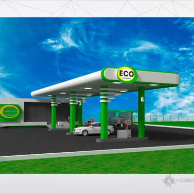 Макет стелы АЗС ECO СТАНДАРТ