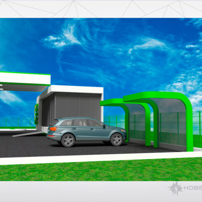 Макет стелы АЗС ECO СТАНДАРТ