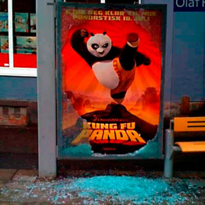 Kung fu panda в лайтбоксе