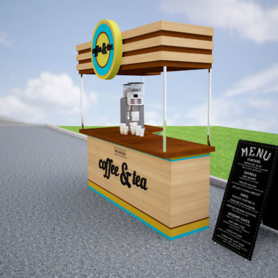 Дизайн фасада coffee & tea