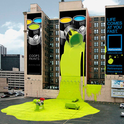 Креативная реклама COOP'S PAINTS