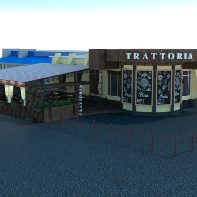 Макет ресторана TRATTORIA