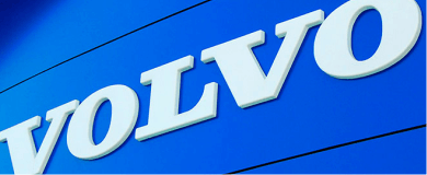 Стенд компании VOLVO с лед подсветкой