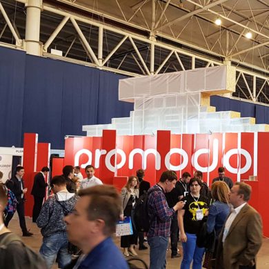 Выставочный стенд promodo в помещении