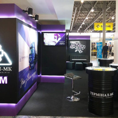 Выставочный стенд Терминал-МК в интерьере
